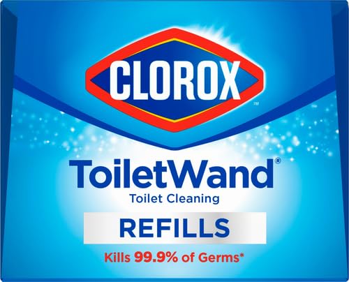 CLOROX ToiletWand Toilet Cleaner Refills,Toilet brush,Original,10 Count (Pack of 6) - size: 10 Count (Pack of 6)