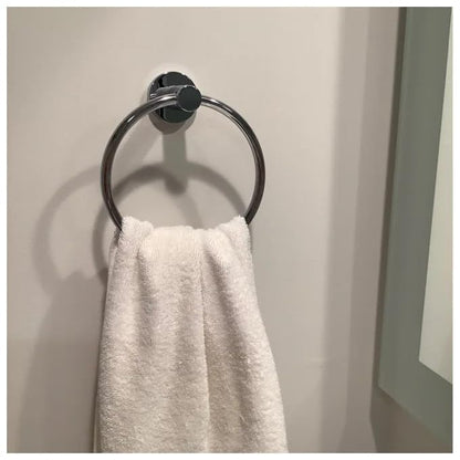 Polished Chrome Towel Ring | Hand Towel Holder for Bathroom Wall Mounted, Durable 304 Stainless Steel, Modern Style - color: Polished Chrome