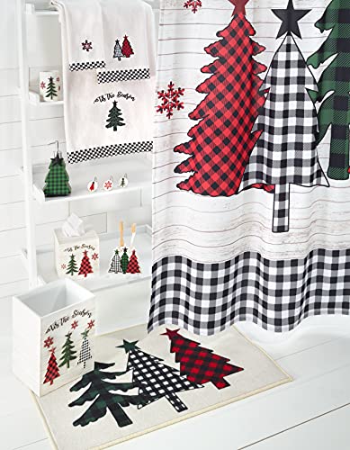 Avanti Linens - Fingertip Towels, Soft & Absorbent Cotton Velour, Christmas Decorations, Set of 2 (Tis the Season Collection) - size: 2pc Fingertip Towels