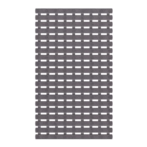Bathtub Mat Non Slip - for Inside Bath Tub & Shower, Small 27x16 Inch, 180 Strong Suction Cups, Soft Textured Surface, Fast Drain & Quick Dry, Bathroom Safety Mat, Dark Gray, Matace - color: Dark Gray, size: 27" x 15.8" (Rectangular)