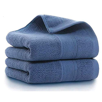 Lchkrep Bathroom Hand Towels (14x30 inch), Home Soft Cotton Super Soft Highly Absorbent Hand Towels for Bath, Hand, Face, Gym and Spa (Navy Blue,2 Pack) - color: Navy Blue-2pack