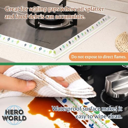 Waterproof Caulk Tape, 1.5in x 10.5ft, Self-Adhesive Sealing Strip for Kitchen, Bathroom, Sink, and Toilet (Leaf) - color: Leaf