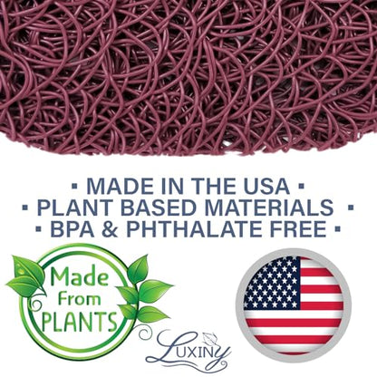 Soap Savers for Bar Soap, American Made by Luxiny, Lifts Soap in Soap Dishes & Shower Soap Holders -Handmade Soap Lasts Longer -Made from Plant Based Materials (Raspberry) - color: Raspberry