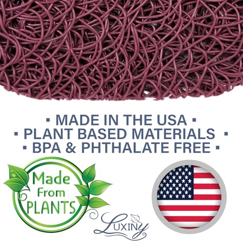 Soap Savers for bar soap, American Made by Luxiny, Lifts Soap in Soap Dishes & Shower Soap Holders -Handmade Soap Lasts Longer -Made from Plant Materials (Raspberry) - color: Raspberry - 2 Pack