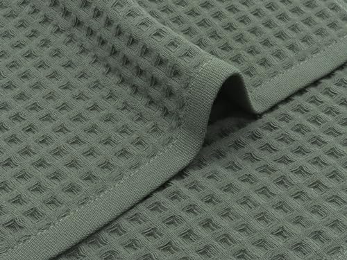 Mia'sDream Cotton Waffle Wash Cloths, 6 Pack, 13" x 13", Olive Green | Soft Washcloths,Thin Wash Cloths For Showering Face, Quick Drying Face Cloths, Small Hand Towels for Bathroom & Kitchen - color: Olive Green (Washcloth: 13" X 13")