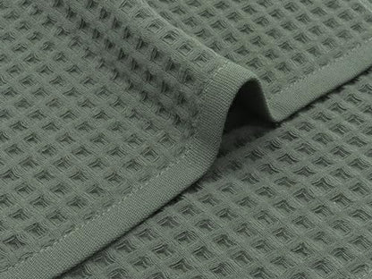 Mia'sDream Cotton Waffle Wash Cloths, 6 Pack, 13" x 13", Olive Green | Soft Washcloths,Thin Wash Cloths For Showering Face, Quick Drying Face Cloths, Small Hand Towels for Bathroom & Kitchen - color: Olive Green (Washcloth: 13" X 13")