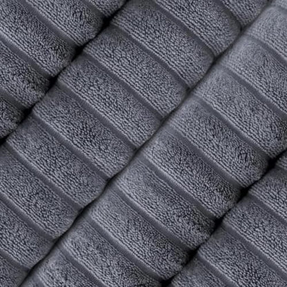 CTT Premium 4 Pack Bath Towels Set, Made with 100% Turkish Cotton, Spa & Hotel, Quick Drying Towels, Absorbent & Comfy | 27"x54" (Grey) - color: Grey, size: 4-Piece Bath Towel Set