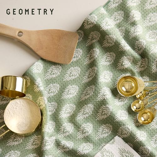 GEOMETRY Kitchen Tea Towels - Quick Dry Microfiber Dish Towels for Kitchen - Henley - 18" x 30" - 1 Pack - color: Henley, style: Kitchen Towel - Double