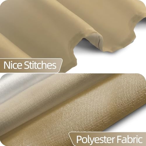 Ombre Brown Stall RV Shower Curtain with Hooks 36x72inches | Machine Washable Waterproof, Modern Solid Boho Gradient, Bathroom Dorm Hotel Room Divider, Easy to Install, Window Curtain - color: Brown, size: 36"W x 72"L (Pack of 1)