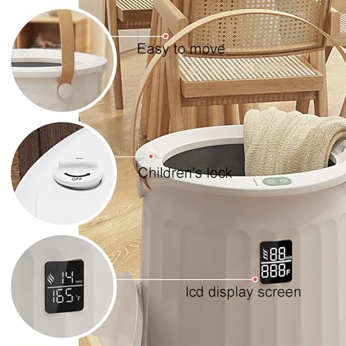Towel Heating Bucket with Intelligent Temperature Control, Large Capacity Design for Convenient Operation and Easy Use - Perfect for a Warm Life