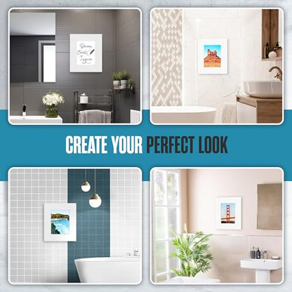 Medicine Cabinet No Mirror, Recessed Medicine Cabinet, 12x15 (14x17) | Houseables Hidden In Wall Niche, Without Mirror, Picture Frame, Concealed, Built In, Between Stud Shelf Insert, Bathroom - size: 12" x 15" ID, 14" x 17" OD