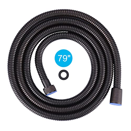 79" Shower Hose, Stainless Steel Shower Hose Extension, Oil Rubbed Bronze | Stainless Steel Material, Stretchable Design, Tangle-Free Design, Double Buckle Design, Handheld Shower Hose for Bathroom - color: Oil Rubbed Bronze, size: 79inch
