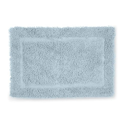 Martex Ringspun Bath Rug, 20" x 30", Soft Blue | 100% Cotton, Super Soft, Super Absorbent, Non-Slip, Quick Drying - color: Soft Blue