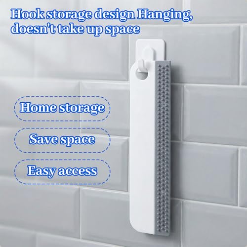 2 PCS Mini Squeegee, Soft Rubber Window Squeegees All-Purpose Sink Squeegee Small Window Scrubber Scraper Squeegees Tool for Kitchens Bathroom Shower Mirrors Car Windshield