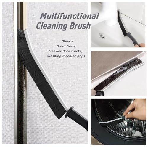 5PCS Hard Bristle Crevice Cleaning Brush, Multifunctional Crevice Cleaning Tool, Gap Cleaning Brush, Crevices Cleaning Brushes for Tight Narrow Spaces, Grout Lines, Sink, Toilet, Household Use