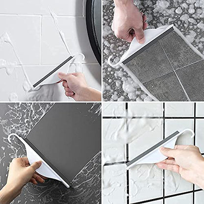 Squeegee Water Blade Scraper Wiper Cleaning Bathroom Shower Mirror Kitchen Countertop Sink