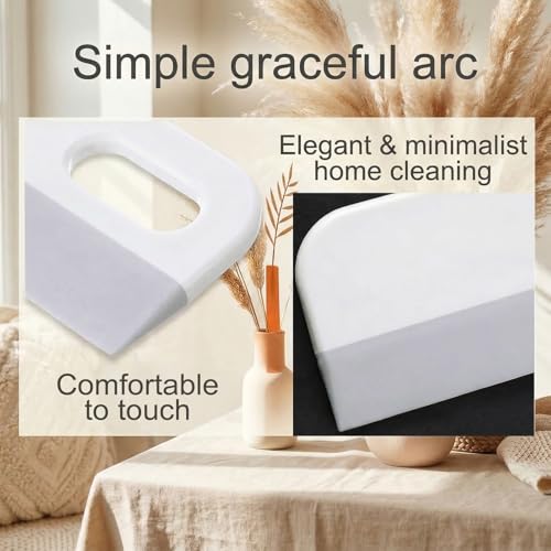 Small Rubber Squeegee for Sink All-Purpose Soft Silicone Squeegee | Mini Scrubber Scraper Tool For Kitchen Shower Glass Door Mirrors Bathroom Countertops Dishes Car Windows