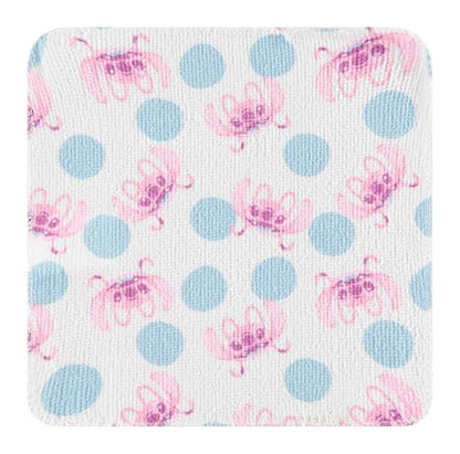 Disney Baby Washcloths 12 Pack – Ultra Soft Baby Wash Cloths, Lilo & Stitch (Stitch & Angel), Winnie the Pooh & Mickey Mouse, Absorbent Newborn Bath Essentials - color: Angel I
