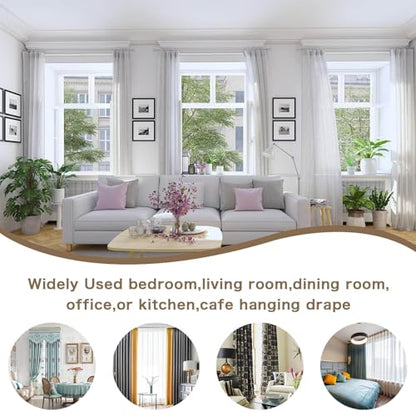 Openable Curtain Rings with Eyelets,1.5inch Heavy Duty Rustproof Metal Drapery Rings,Shower Curtain Rings 24pcs Bronze Zocang - color: Bromze, size: 1.5inch Inside Diameter