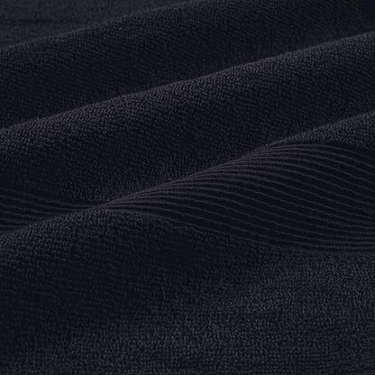 Belizzi Home 8 Piece Towel Set 100% Ring Spun Cotton, 2 Bath Towels 27x54, 2 Hand Towels 16x28 and 4 Washcloths 13x13 - Ultra Soft Highly Absorbent Machine Washable Hotel Spa Quality - Black - color: Black, size: 8 Piece Towel Set
