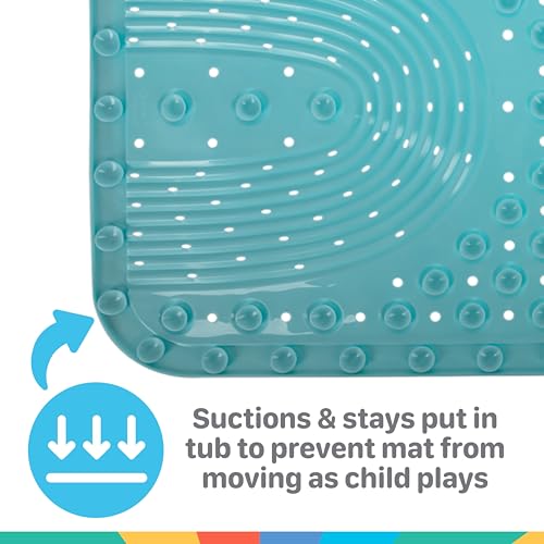 Nuby Cushioned Bath Mat | Aqua - color: Aqua