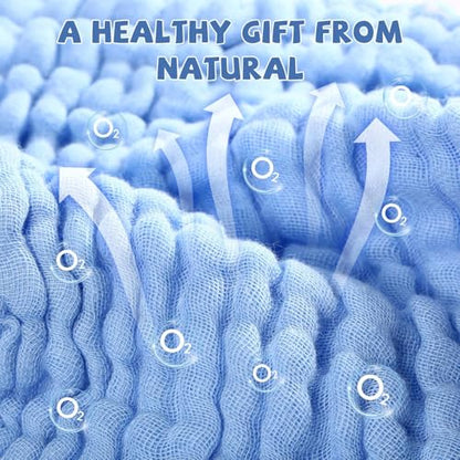 Cotton washcloths, face Cleaning Cloths,Bath Small Towels,6 Pack, 12x12 Inches - color: Blue