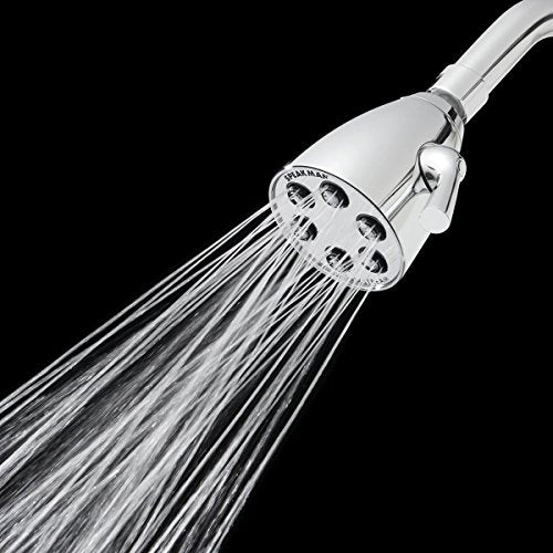 Speakman, Satin S-2252-AB-E2 Signature Brass Icon Anystream Adjustable Shower Head, 2.0 GPM - color: Polished Chrome, size: 2 GPM, style: Transitional