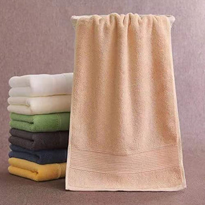 Lchkrep Bathroom Hand Towels (14x30 inch), Home Soft Cotton Super Soft Highly Absorbent Hand Towels for Bath, Hand, Face, Gym and Spa (Beige) - color: Beige