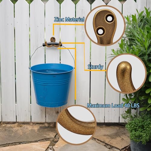 Coat Hooks, Heavy Duty Double Prong Coat Hooks Wall Mounted with Screws, No Rust Black Coat Hooks for Hanging Towel, Coat, Bag, Hat, Cup, Key (4pcs Black+ 4pcs Bronze) - color: 4pcs Black+ 4pcs Bronze