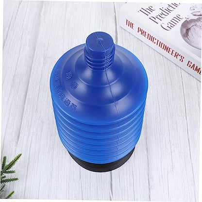 STOBAZA 2pcs High Pressure Thrust Plunger for Bathroom Toilet Riser Clog Remover Professional Bellows Accordion Design Easy Cleaning Accessory