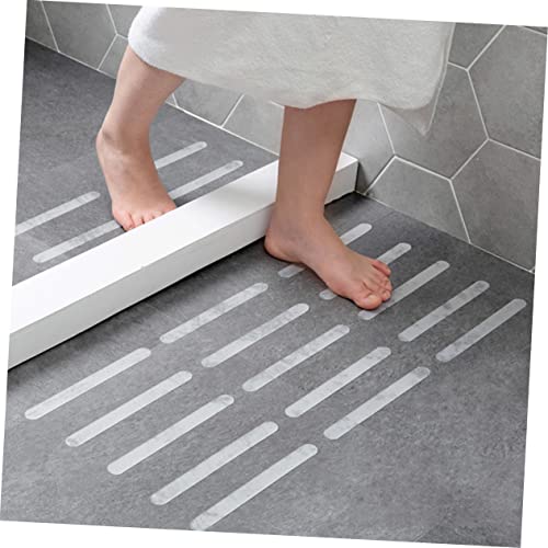 1set Slip Sticker Strips for Stairs and Bathroom Strong Adhesion Non Skid Tape for Smooth Surfaces Easy Installation Safety for Family Use 20pcs