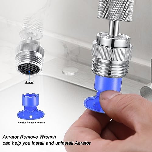 320° Swivel Garden Hose Adapter, Faucet to Hose Adapter with Aerator, Male to Female Sink Adapter for Bathroom, Kitchen, Garden - 3/4" Thread (Chrome) | Faucet to Hose Adapter, Male to Female Sink Adapter for Bathroom, Kitchen, Garden - color: Faucet Hose