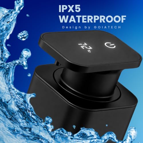 Automatic Soap Dispenser with Digital Display, Touchless Sensor, USB-C Rechargeable, No Drip Pump, 3-Level Adjustable, IPX5 Waterproof, 450ml Capacity – Modern Bathroom & Kitchen Countertop (Grey) - color: Gray