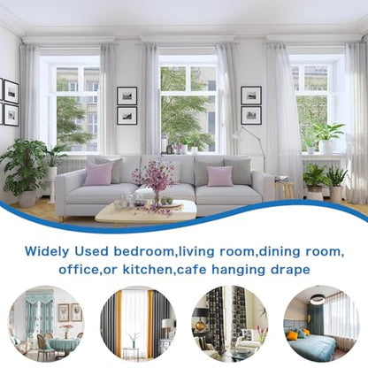 Openable Curtain Rings with Eyelets,1.5inch Heavy Duty Rustproof Metal Drapery Rings,Shower Curtain Rings 24pcs Black Zocang - color: Black, size: 1.5inch Inside Diameter