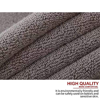 Lchkrep Bathroom Hand Towels (14x30 inch), Home Soft 100% Cotton Super Soft Highly Absorbent Hand Towels for Bath, Hand, Face, Gym and Spa (Gray-2 Pack) - color: Gray-2pack