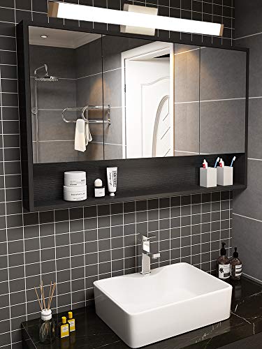 Bathroom Vanity Light Brushed Nickel Square LED 24 inch 14W 4000K Natural White Light Wall Bar Lighting Fixtures Over Mirror (Brushed Nickel, 33.5 inch 5CCTDimmable) - color: Brushed Nickel, size: 33.5 inch 5CCTDimmable