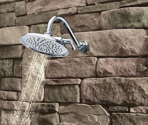 Moen S1311 Isabel Two-Function Showerhead with Immersion Technology at 2.5 GPM Flow Rate, Chrome - color: Chrome, style: Basic