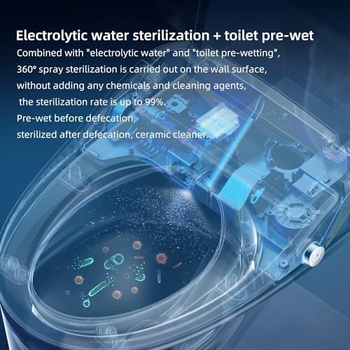 X7 Bidet Toilet Seat, Elongated Bidet Attachment for Toilet Warm Water with Soft Close, Electric Heated Bidet Seat with Water Filtration