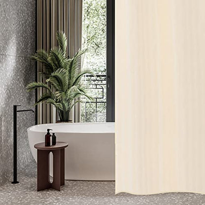 Small Mini Shower Curtain or Liner Fabric 31x71 Inch,Washable IPx4 Waterproof Hotel Quality,Shower Curtains with Hooks and Grommets,Stall Shower Liner/Beige … - color: Beige, size: 31"W x 71"L (Pack of 1)