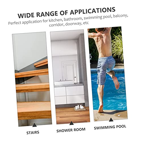 TIDTALEO 36pcs Non Slip Slip Strips for Bath Safety Transparent Shower Stickers Adhesive Bath Treads for Bathtubs Showers Stairs and Floors - size: 36 Pcs