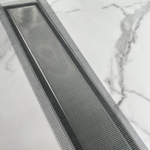 Neodrain 1 PCS Linear Shower Drain Hair Catcher,3.5" X33FT | Cutable Disposable Bathroom Drain Sticker,for Neodrain 2.75" Width Tile-Drain/Linear Drain - size: 1 pack