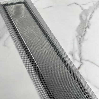 Neodrain 1 PCS Linear Shower Drain Hair Catcher,3.5" X33FT | Cutable Disposable Bathroom Drain Sticker,for Neodrain 2.75" Width Tile-Drain/Linear Drain - size: 1 pack