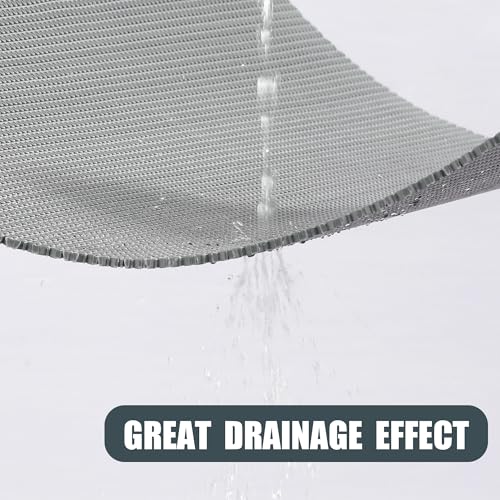 47 * 32IN Extra Large Shower Mat, Anti Slip Bathtub Mat for Tub & Shower, Quick-Dry PVC Shower Stall Mat for Bathroom - size: 47" x 32" (Rectangular)