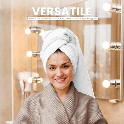Towel and Linen Mart 100% Cotton 6 Pack Bath Towel Set, Quick Dry, Super Absorbent, Light Weight, Soft, (27 x 54 Pack of 6) (27 x 54 6 Pack, Plum, Pink, Beige, Grey, White, Peach) - color: Plum , Pink , Beige , Grey , White , Peach, size: 27 x 54 6 pack