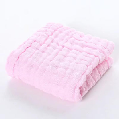 Muslin Baby Washcloths – 6 Pack Organic Cotton Face Towels for Newborns – Ultra-Soft, Reusable & Absorbent – Gentle on Sensitive Skin – Unisex Baby Gift Set