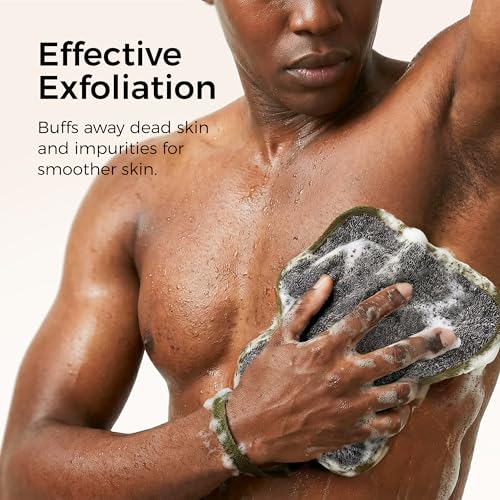 ZOMCHI 3 Pack Exfoliating Washcloth, Premium Facial and Body Wash Cloths with Softness and Scrubbing Two Sides, Bath Cloths for Women and Men (Smoke) - style: Smoke, 3 Pack
