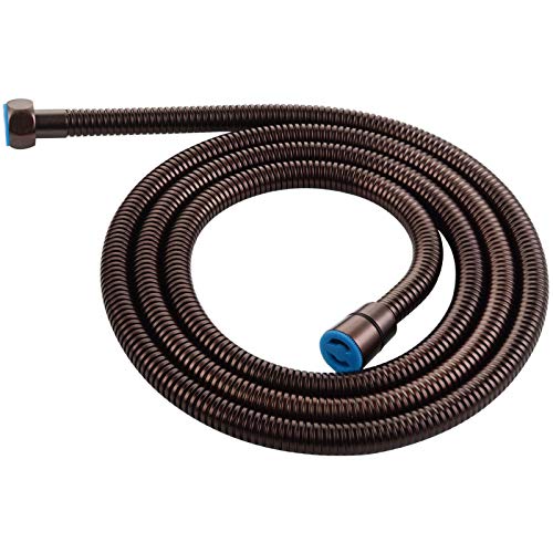 Angle Simple Handheld Shower Hose Replacement, 79 Inches, Oil Rubbed Bronze | G 1/2 Thread Type, Stainless Steel Flexible Shower Head Hose, Extra Long for Bathing Dogs Bathroom Cleaning - color: Oil Rubbed Bronze, size: 79 Inch