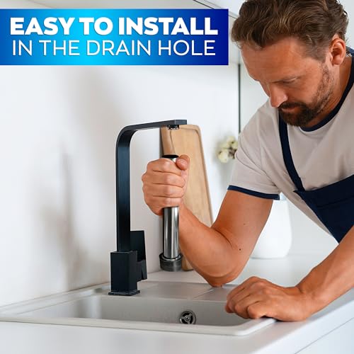 Bar Sink Stopper - Stainless Steel Overflow Pipe, Fits 1.75 In Drain | Lightweight Sink Plug - Rust-Resistant Metal, Simple to Use and Easy to Install | Good for Kitchen, Home, and Commercial Use - style: 1 Pack
