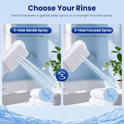 Portable Bidet for Travel, 400ml Rechargeable Electric Bidet Sprayer
