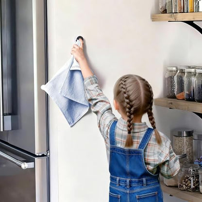 3-Piece Adhesive Towel Hook Set - Chrome Finish Silicone Claw Towel Holder for Kitchen, Bathroom, Outdoor Use - color: Gray